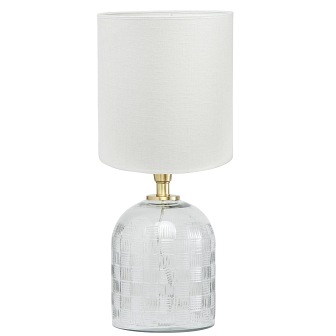 Szklana lampa stołowa Betty z abażurem